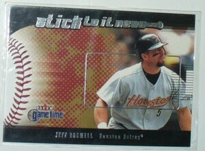 FLEER 2001 game time/Houston Astros* JEFF BAGWELL(4 OF 20S)