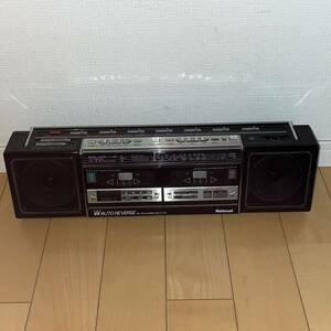 NATIONAL TV-FM-AM STEREO RADIO CASSETE RECORDER RX-FW50 W AUTO REVERSE Matsushita Electric Industrial National radio-cassette 