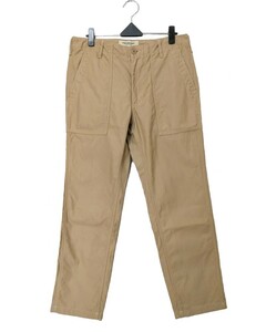 FOB FACTORYefo- Be Baker pants F0431 size 1(S) khaki back satin s Len dyeing fa tea g pants made in Japan 