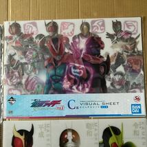 一番くじ　仮面ライダー50th anniversary vol.1 C賞ビジュアルシート3枚　S.H.Figuarts E賞ビジュアルシート1枚_画像5