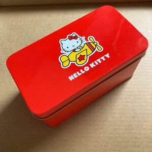  Hello Kitty empty can HELLO KITTY Sanrio case 