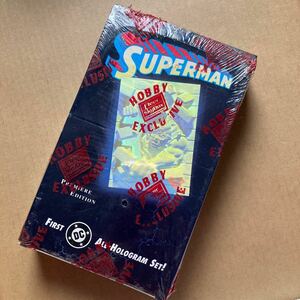 SUPERMAN DC ALL HOLOGRAM SET 1996 карта premium выпуск все тент грамм комплект нераспечатанный 
