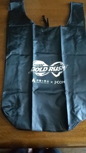 【J:COM MUSIC GOLD RUSH オリジナル・エコバッグ】　音楽番組 MUSIC GOLD RUSHのロゴ入りエコバッグです。タテ×ヨコが50cm38cmです。