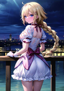  poster A4 size anime same person high quality beautiful young lady .. Jean n*daruk(Fate) 217-27