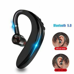 ワイヤレスイヤホン Bluetooth5.0 ハンズフリー 防水 耳掛けブラック