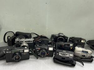 ジャンク品　フィルムカメラ 9点 まとめ売り Canon OLYMPUS FUJICA KONICA YASHICA 