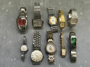 【ジャンク扱い】　腕時計 10本　PERVALENTINO SEIKO シチズン CITIZEN 等　まとめ売り★ 