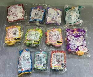  unopened McDonald's happy set 11 point summarize Hello Kitty Snoopy Disney ham Taro Ojaru-Maru Birdie toy Mac 