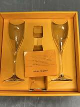 Veuve Clicquot Ponsardin シャンパングラス フランス ヴーヴクリコ シャンパン 箱付　ワイングラス ペアグラス グラスのみ　_画像1