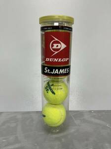 未開封品　DUNLOP ダンロップ　S t.JAMES テニスボール　4個入り　セントジェームス　