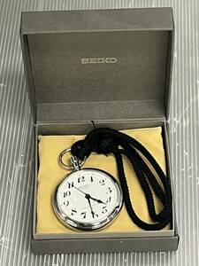 【動作品】セイコー SEIKO アンティーク 懐中時計 手巻き 鉄道 直径50㎜