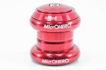 【即納】MicrOHERO OS アヘッドヘッドセット GH-608 1_1/8x34x30 34mm 軽量　アルミ合金　レッド_画像1