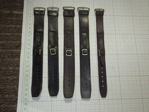 * Showa era Vintage 5 piece set *.... army for smoseko belt for belt cordovan *USED