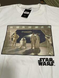 Mサイズ　スターウォーズ ルーク R2-D2 C3PO レイア姫 tシャツ