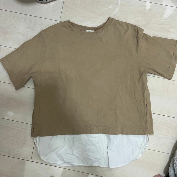レイヤード風 Tシャツ Sサイズ