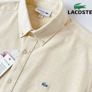 (新品) ラコステ LACOSTE ボタンダウン 半袖 シャツ FR 3 (M) PH763EL ビスポロシャツ 