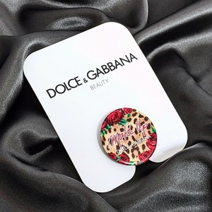 [19012]DOLCE&GABBANA Dolce & Gabbana BEAUTY smartphone ring holder mobile Leopard leopard print rose rose tepakos not for sale rare 