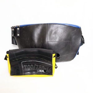 [18834]*2 позиций комплект * SEAL наклейка шина сумка "body" сумка "почтальонка" сумка на плечо черный голубой желтый сделано в Японии работник 