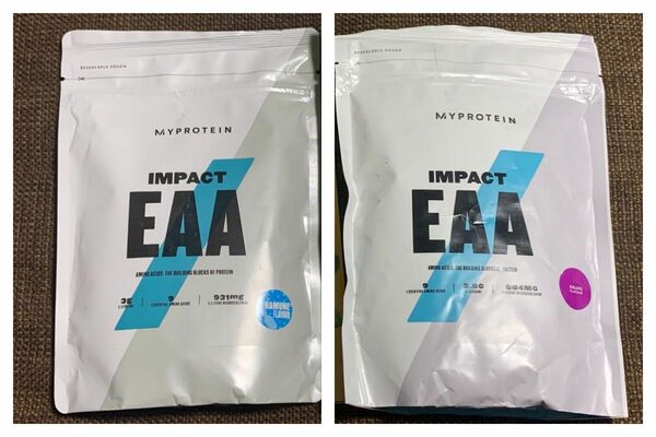 o様用　新品　マイプロテイン IMPACT EAA 2点セット　◎ ラムネ　250g ◎グレープ　 250g 