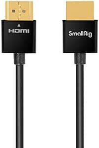 SmallRig HDMI ケーブル 極細 プロビデオ用 Full HDMI to Full HDMI ケーブル (55cm)-2