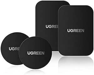 UGREEN メタルプレート マグネット プレート スマホ 金属プレート 薄い 粘着固定 3Ｍ製 両面テープ 車載ホルダー 貼替用