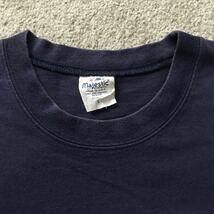 90s USA製 majestic マジェスティック MLB NY YANKEES ニュヨーク ヤンキース 2トーン Tシャツ (L) ビンテージ メジャーリーグ 野球 90年代_画像4