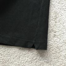 日本製 LACOSTE ラコステ L1212X 鹿の子 ポロシャツ ブラック サイズ 3 半袖 POLO 黒 フレンチ フララコ MADE IN JAPAN 国内正規品_画像5
