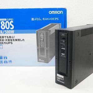 【開封/未使用品】オムロン バッテリー内蔵 無停電電源装置 UPS BY80S 800VA-500W A571の画像5