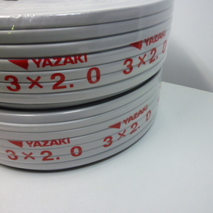 未使用品 矢崎電線 YAZAKI VVF 3x2.0mm 100m巻 2個セットの画像2