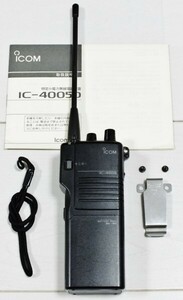 ICOM IC-4005D Icom special small electric power transceiver relay re Peter correspondence 
