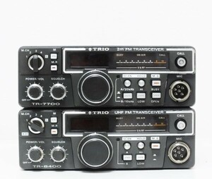 TRIO TR-7700 & TR-8400 transceiver 2 pcs. set 