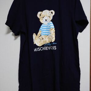 大きなサイズ　５Ｌ ６Ｌ クマさん 半袖Tシャツ