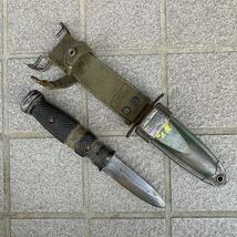 ナイフ　US M8A1 米軍　銃剣　全長21cm 刀身約9cm ケース付　蔵出し品　現状品_画像10