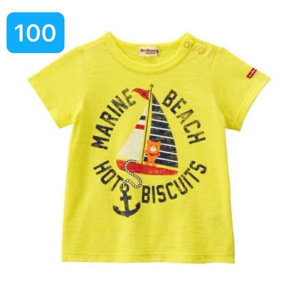 100 新品 ミキハウス ホットビスケッツ 半袖Tシャツ