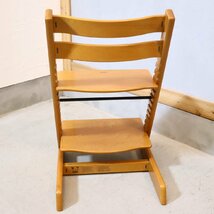 STOKKE ストッケ TrippTrapp トリップトラップ 高さ調整可 キッズチェア ナチュラル ベビーチェア 北欧家具 ノルウェー EE128_画像4