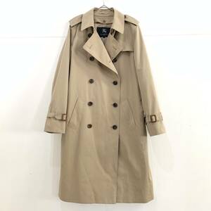 ☆BURBERRY LONDON バーバリーロンドン 裏地ノバチェック柄 ウールライナー付きトレンチコート ベージュ サイズ46 【送料一律/同梱可能】F