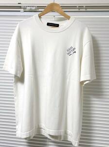 【極美品】ルイヴィトン LOUIS VUITTON メンズ Tシャツ 半袖 アイボリー系 XL コットン 正規品
