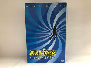 送料無料 極美品 AUSTIN POWERS オースティン パワーズ コレクション シャガデリックボックス フィギュア×1 DVD×3 ゴールドメンバー