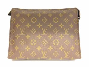 送料無料 1円～ LOUIS VUITTON ルイヴィトン モノグラム ポッシュ トワレット26 M47542 ポーチ セカンドバッグ クラッチバッグ ブラウン