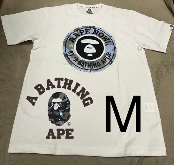 A bathing ape Mサイズ ア ベイシング エイプ Tシャツ 白