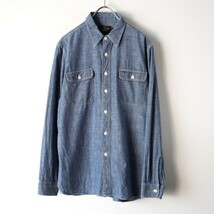 美品　RRL ダブルアールエル　シャンブレー　シャツ_画像1