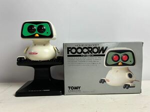  electrification operation verification settled f- Claw FOOCROW TOMY robot pet Showa Retro 80 year 80s Tommy original box attaching ornament that time thing figure collection 