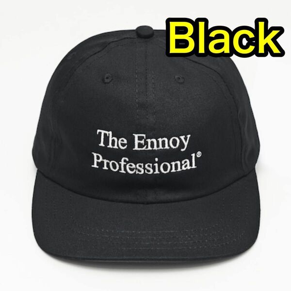ennoy COTTON CAP (BLACK) エンノイ キャップ ブラック