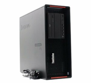 *Lenovo ThinkStation P720 Xeon Gold 6128 3.4GHz*2 64GB 512GB+2TB Quadro P600 DVD+-RW Windows10 * secondhand goods *C01051