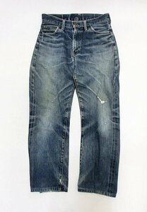 キングラムfhi☆米国製 LEVI'S 551ZXX バレンシア工場 ビッグE 赤耳 インディゴ 555 551-0006 90年代 復刻 デニム パンツ 【中古】