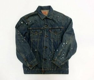 キングラムfhi☆希少！Levi’s リーバイス 70569-03 デニムジャケット ペイント加工 ダメージ加工 サイズ：M / アメカジ【中古】