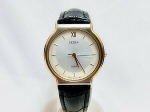 キングラムfhi☆SEIKO セイコー ALBA アルバ URBAN アーバン メンズ クォーツ 腕時計 V801-0190 SS コンビ 3針【中古】