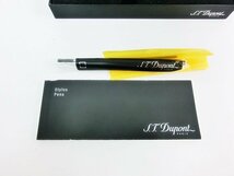 キングラムfhi☆S.T.Dupont デュポン ツイスト 回転式 ボールペン 事務用品 文房具 付属品あり【中古】_画像3
