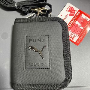  クツワ PUMA プーマ ラージコインポケットウォレット ブラック 財布 小銭入れ PM380BK