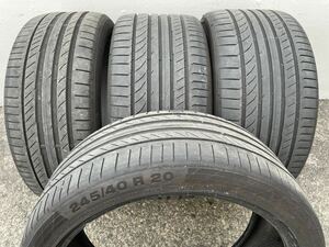 245/40R20×2本・275/35R20×2本＝4本set　Continental・コンチ スポーツコンTact 5P メルセデスベンツ AMG BMW等に